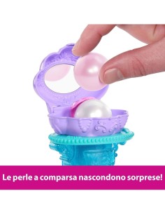 Mattel Disney Princess – Ariel e la Specchiera Magica con 5 Perle a Sorpresa