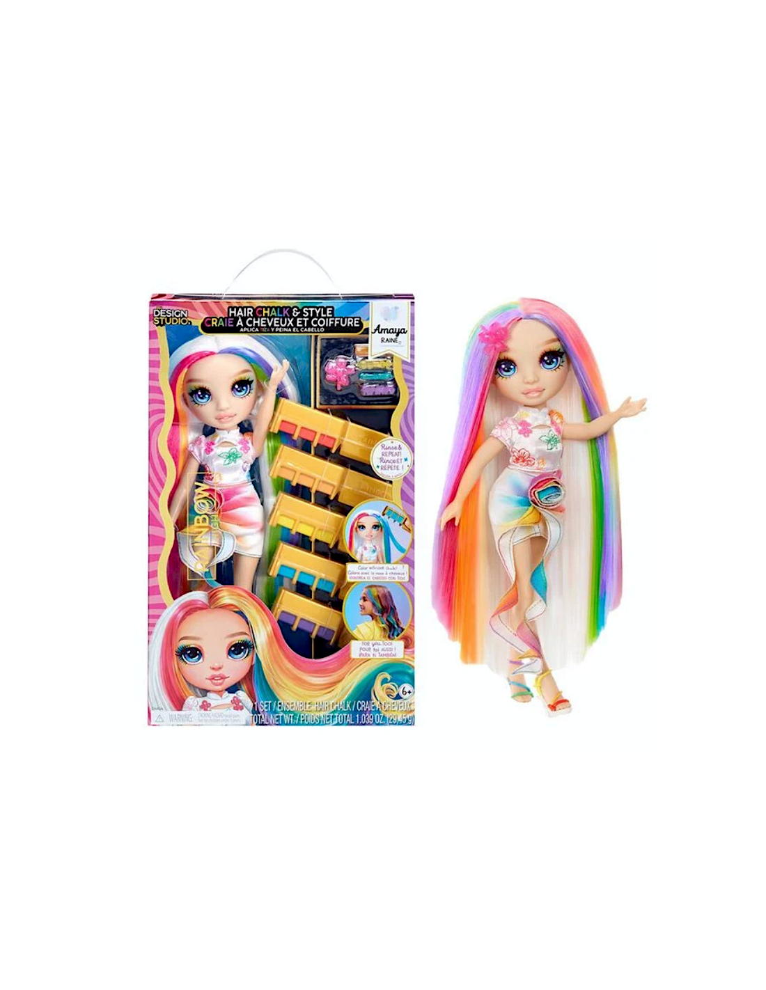RAINBOW HIGH 526780 AMAYA RAINE HAIR DESIGN