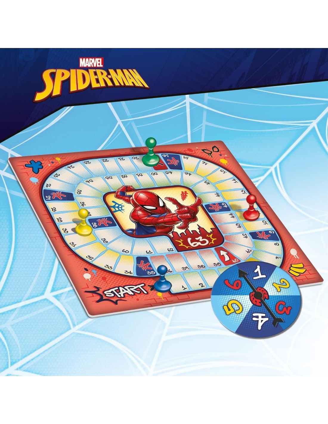 SPIDERMAN ZAINETTO CON GIOCHI TRAVEL