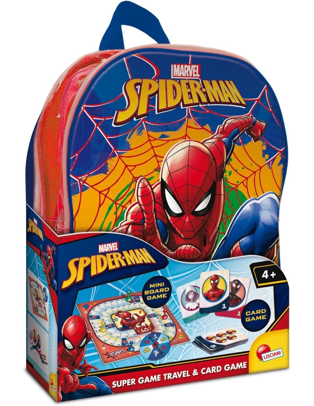 SPIDERMAN ZAINETTO CON GIOCHI TRAVEL
