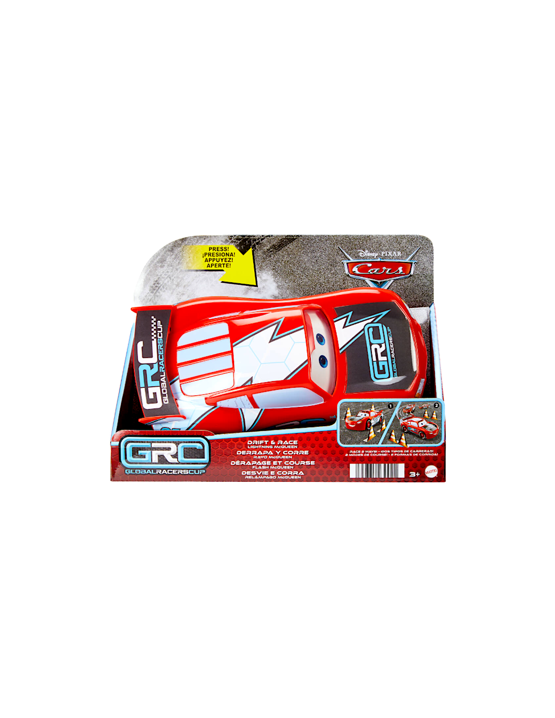 Disney Pixar Cars Saetta McQueen Super Derapate