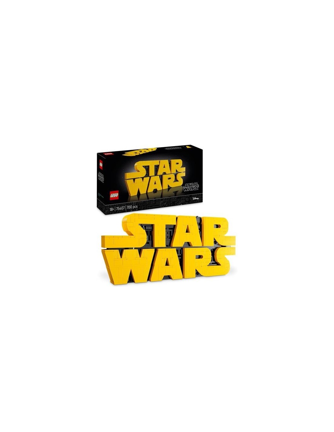 LEGO STAR WARS 75407 LOGO STAR WARS IN MATTONCINI PER ADULTI