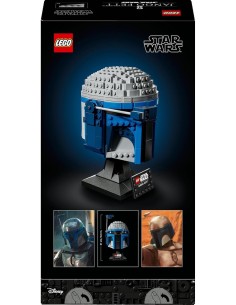 LEGO STAR WARS 75408 CASCO DI JANGO FETT, MODELLINO DA COSTRUIRE PER ADULTI, CON SUPPORTO, TARGHETTA, ANTENNA