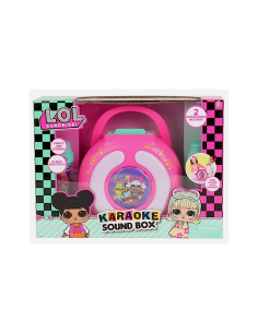 KARAOKE SOUND BOX LOL SURPRISE 664049 CON 2 MICROFONI