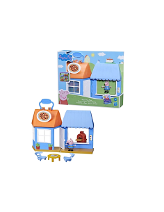 PEPPA PIG F2169, PLAYSET PIZZERIA CON PERSONAGGIO, ACCESSORI CUCINA, GIOCO BAMBINI +3 ANNI