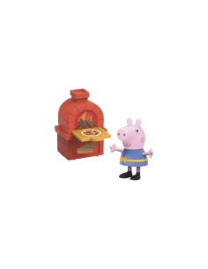 PEPPA PIG F2169, PLAYSET PIZZERIA CON PERSONAGGIO, ACCESSORI CUCINA, GIOCO BAMBINI +3 ANNI