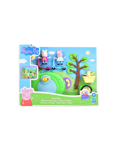 PEPPA PIG F2516, PLAYSET PICNIC CON PERSONAGGIO, ACCESSORI MERENDA, GIOCO BAMBINI +3 ANNI