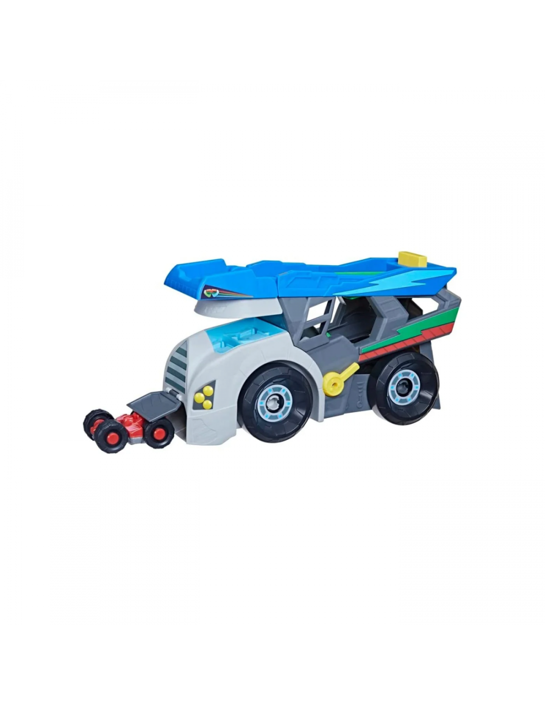 PJMASK F7594 CAMION TRASPORTATORE DEGLI EROI, GIOCATTOLO SUPER PIGIAMINI, VEICOLO CON ACCESSORI, BAMBINI 3+