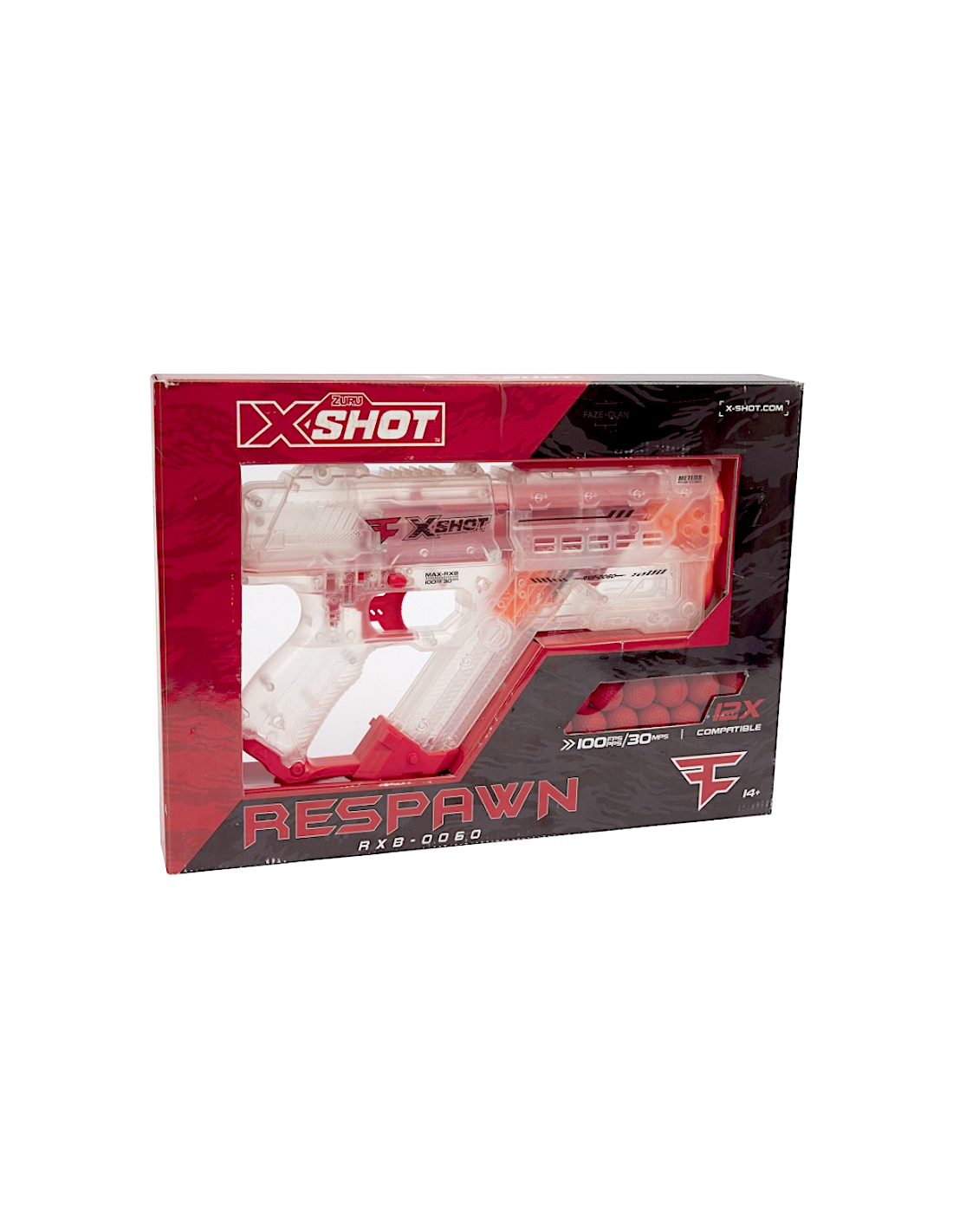 X-SHOT 36499 RESPAWN FAZE, BLASTER A PROIETTILI IN SCHIUMA, ALTA PRECISIONE