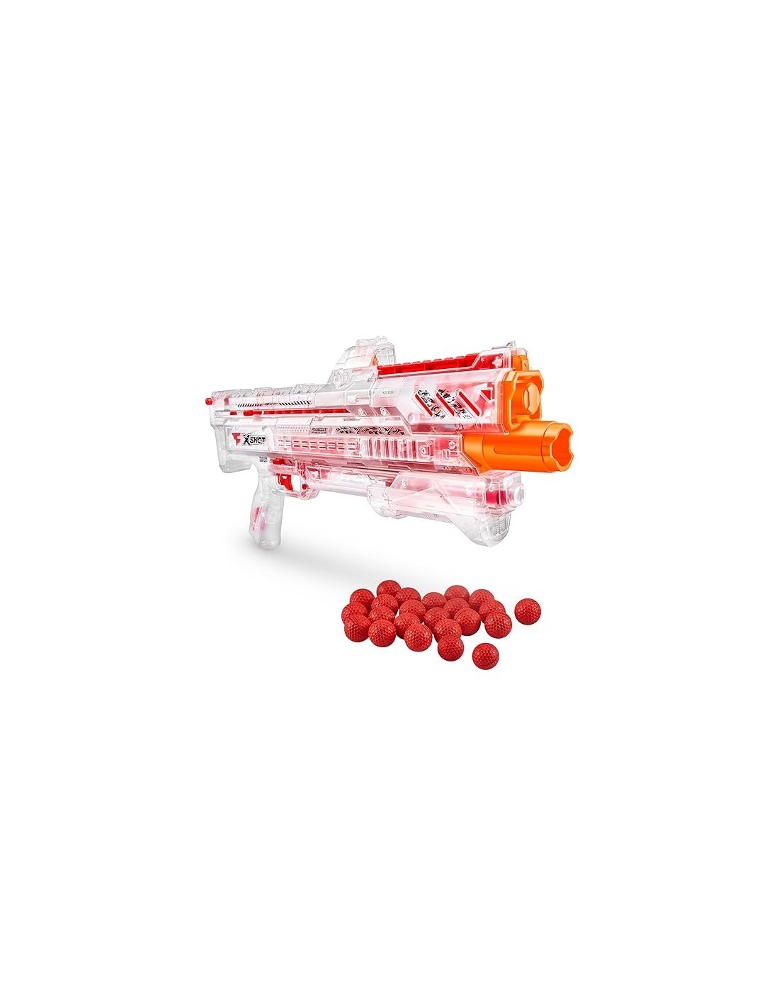 X-SHOT 36498 CHAOS RAGEQUIT, BLASTER A PROIETTILI IN SCHIUMA, ALTA POTENZA