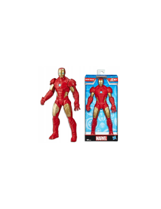 MARVEL E5582, IRON MAN 25 CM, ACTION FIGURE, PERSONAGGIO SNODABILE, SUPEREROI AVENGERS