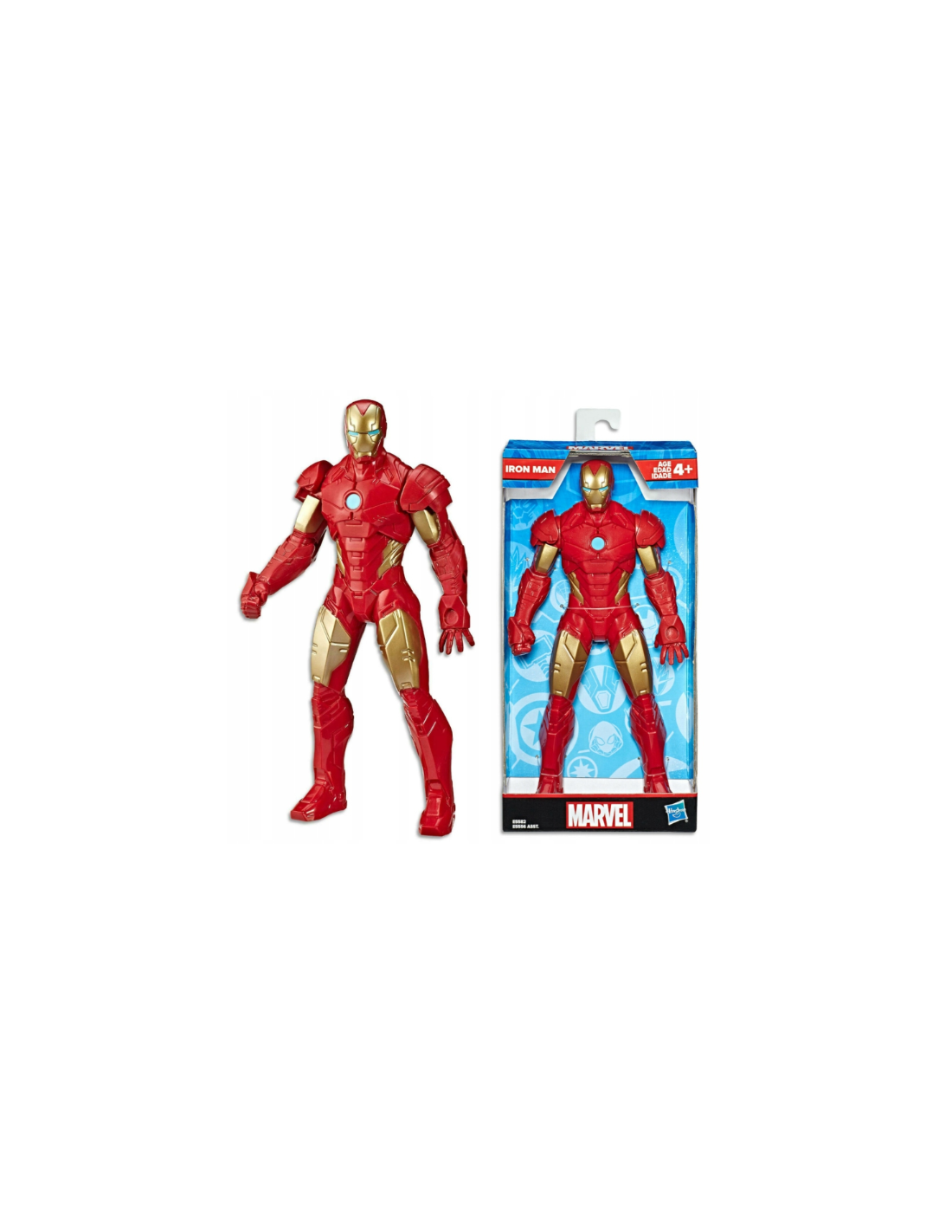 MARVEL E5582, IRON MAN 25 CM, ACTION FIGURE, PERSONAGGIO SNODABILE, SUPEREROI AVENGERS