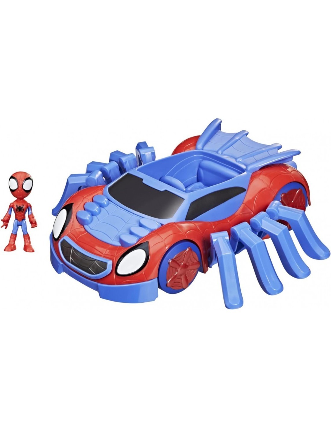 SPIDEY F1944, ARACNO-BOLIDE CON PERSONAGGIO 10 CM, VEICOLO MARVEL PER BAMBINI DAI 3 ANNI