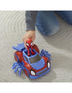 SPIDEY F1944, ARACNO-BOLIDE CON PERSONAGGIO 10 CM, VEICOLO MARVEL PER BAMBINI DAI 3 ANNI 2