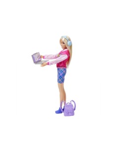 BARBIE HRG84, BAMBOLA CON ACCESSORI SCUOLA, GIOCATTOLO EDUCATIVO, 3+ ANNI, BAMBINE