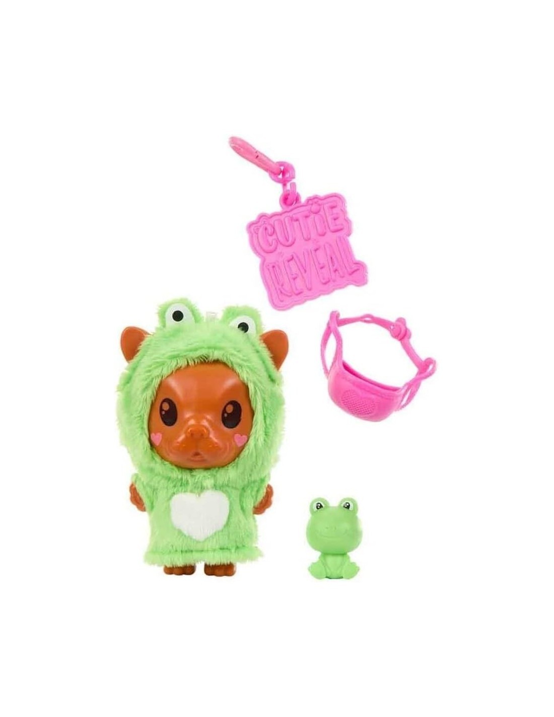BARBIE CUTIE REVEAL PETS, 5 SORPRESE, ANIMALI DOMESTICI, GIOCATTOLO PER BAMBINI 3+, COSTUMI RIMOVIBILI ASSORTITO HRK32