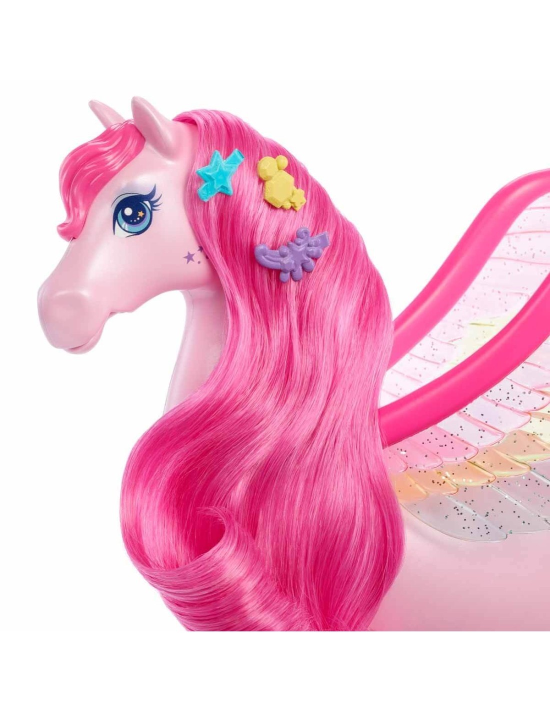 BARBIE ATOM PEGASUS, CAVALLO UNICORNO HLC40, GIOCATTOLO PER BAMBINI, FANTASY, 3+ ANNI
