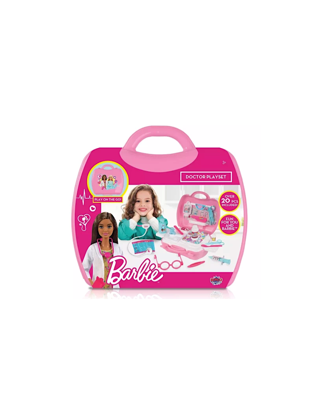 BARBIE VALIGETTA DOTTORESSA CON 20 ACCESSORI INCLUSI BRB202361