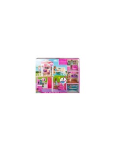 BARBIE VILLA DELLE BAMBOLE CON 3 BAMBOLE ED ACCESSORI GLH56 2
