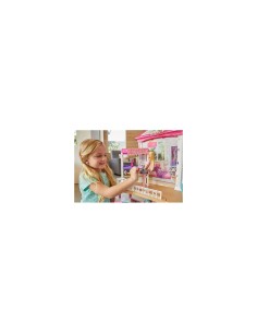 BARBIE VILLA DELLE BAMBOLE CON 3 BAMBOLE ED ACCESSORI GLH56