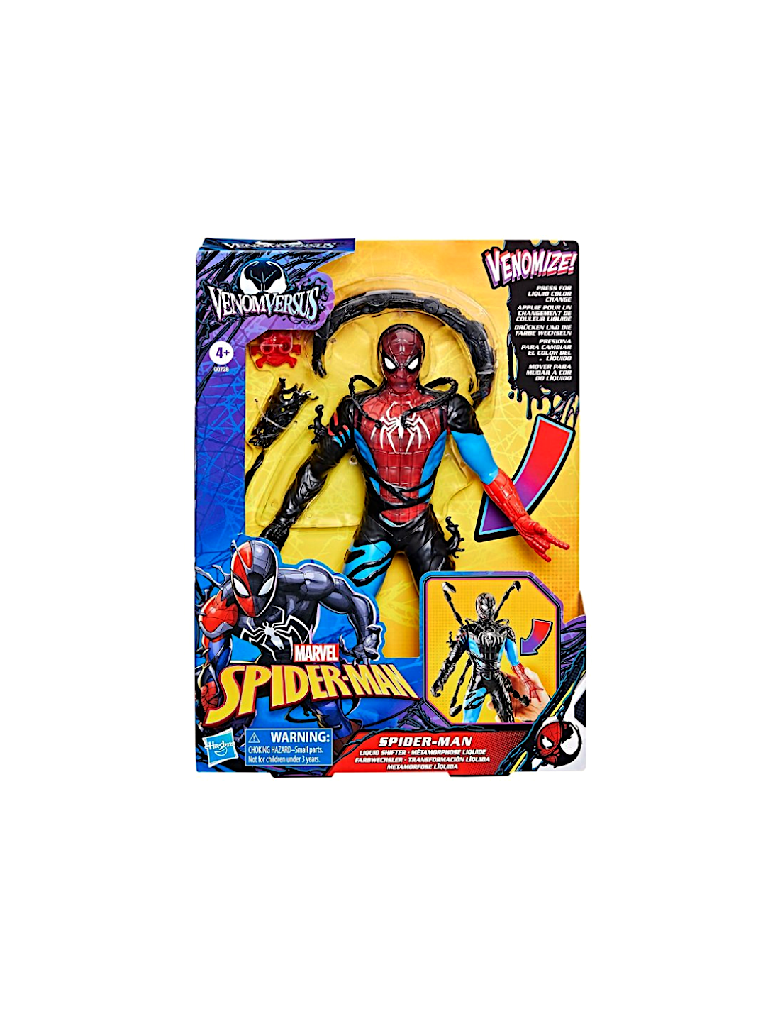SPIDERMAN VENOMVERSUS SPIDERMAN LIQUID SHIFTER CON ACCESSORI HASBRO G0728