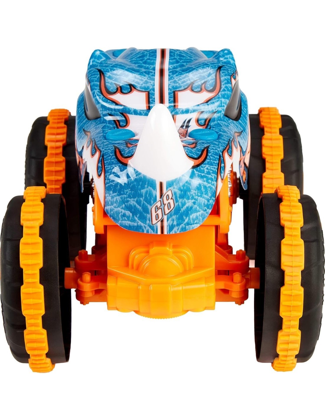 HOTWHEELS JBK11 MONSTER TRUCK RHINOMITE RADIOCOMANDATO, GIOCATTOLO BAMBINI + 4 ANNI