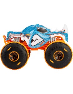 HOTWHEELS JBK11 MONSTER TRUCK RHINOMITE RADIOCOMANDATO, GIOCATTOLO BAMBINI + 4 ANNI