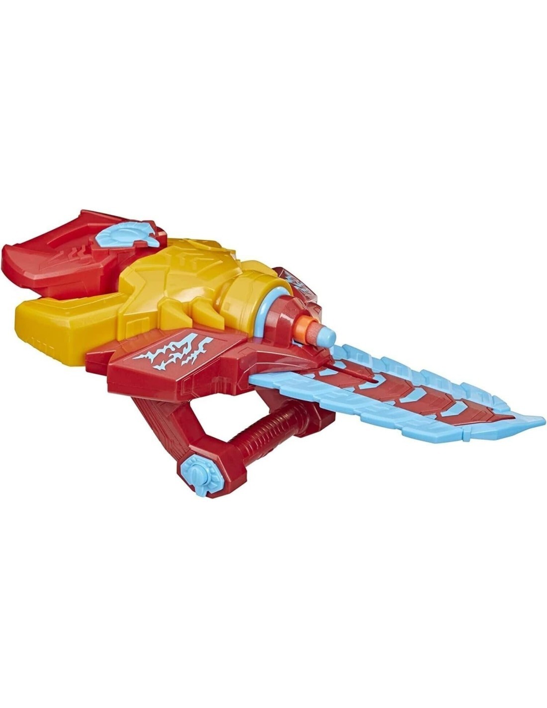 NERF F4378 MECHSTRIKE IRONMAN MONSTER BLADE, BLASTER LANCIA DARDI, GIOCO BAMBINI +8 ANNI