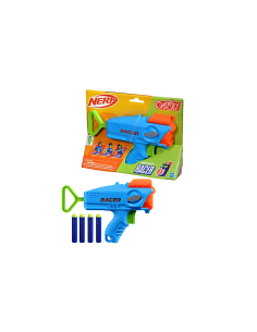 NERF F8637 ELITE JR. RACER, BLASTER LANCIA DARDI, GIOCO PER BAMBINI +6 ANNI