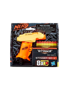NERF E6972 ALPHA STRIKE STINGER SD-1, BLASTER LANCIA DARDI, GIOCO BAMBINI +8 ANNI