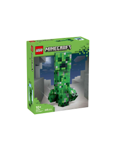 LEGO MINECRAFT, CREEPER, ACTION FIGURE MOB SNODABILE CON SCOMPARTO SEGRETO, 10+ ANNI