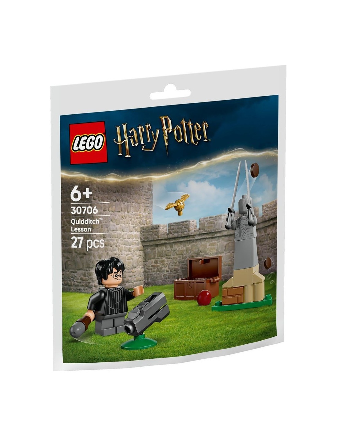LEGO HARRY POTTER 30706 LEZIONE DI QUIDDITCH, PER BAMBINI +6 ANNI