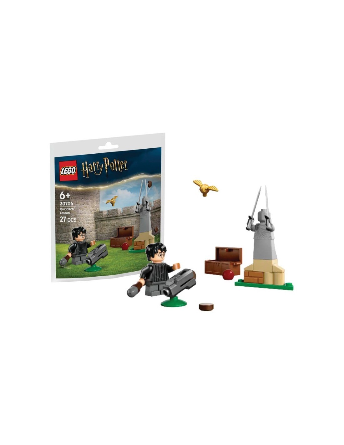 LEGO HARRY POTTER 30706 LEZIONE DI QUIDDITCH, PER BAMBINI +6 ANNI