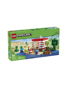 LEGO MINECRAFT, CASA ESPLOSIVA NELLA GIUNGLA, GIOCATTOLO INTERATTIVO CON FIGURE E TNT, 8+ ANNI