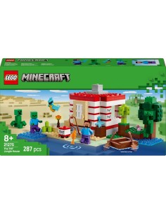 LEGO MINECRAFT, CASA ESPLOSIVA NELLA GIUNGLA, GIOCATTOLO INTERATTIVO CON FIGURE E TNT, 8+ ANNI 2