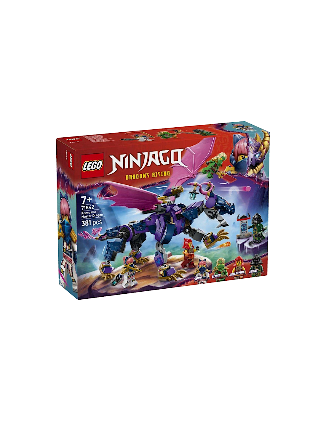 LEGO NINJAGO 71842 RONTU IL DRAGO MAESTRO, GIOCO + 7 ANNI