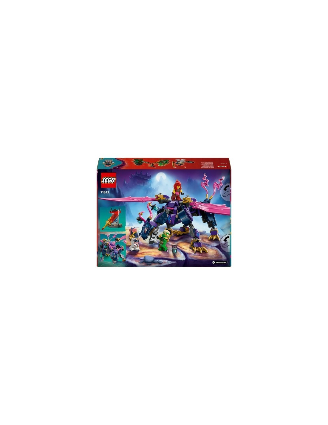 LEGO NINJAGO 71842 RONTU IL DRAGO MAESTRO, GIOCO + 7 ANNI
