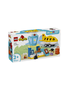 LEGO DUPLO 10443 LA PRIMA VOLTA IN AEROPORTO, AEREO ORSACCHIOTTO E 2 PRSONAGGI