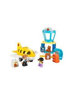 LEGO DUPLO 10443 LA PRIMA VOLTA IN AEROPORTO, AEREO ORSACCHIOTTO E 2 PRSONAGGI