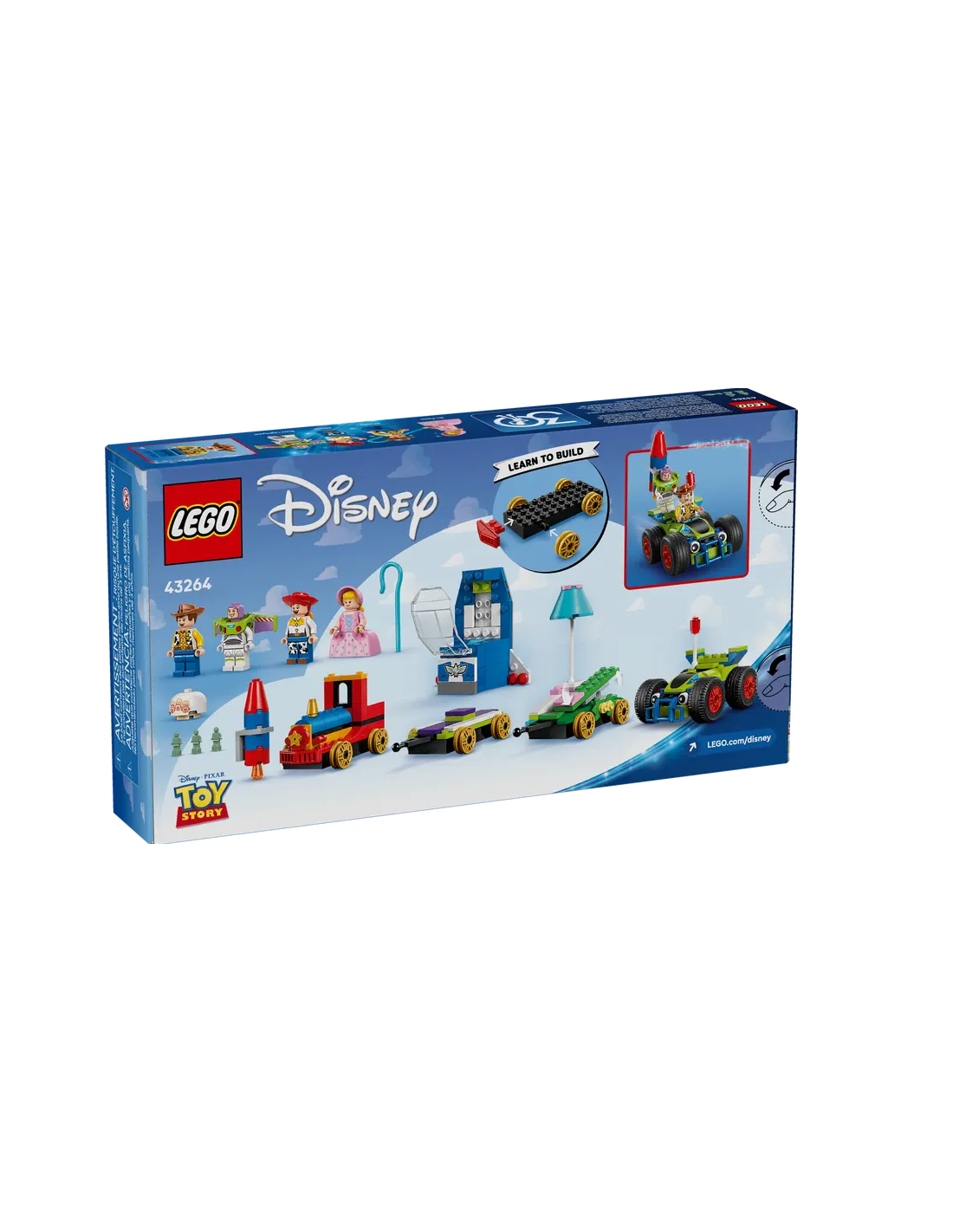 LEGO DISNEY 43264 TOY STORY TRENO E AUTO CELEBRATIVI