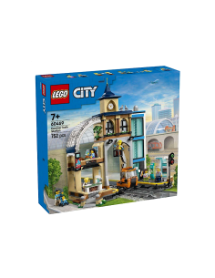 LEGO CITY 60469 STAZIONE CENTRALE CON ACCESSORI PER BAMBINI +7 ANNI