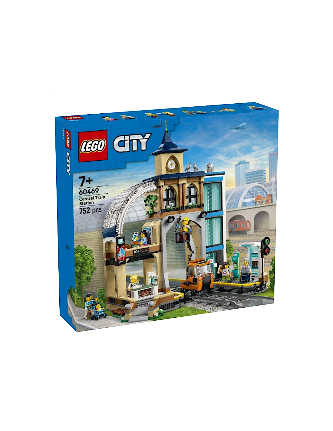 LEGO CITY 60469 STAZIONE CENTRALE CON ACCESSORI PER BAMBINI +7 ANNI