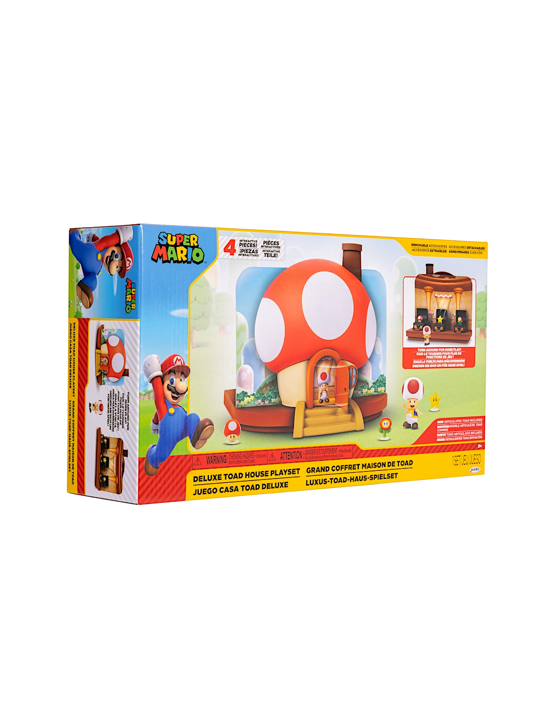 SUPERMARIO 41367 PLAYSET CASA DI TOAD, GIOCATTOLO INTERATTIVO PER BAMBINI