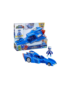 PJ MASKS F6213 CAT RACER CON PERSONAGGIO, VEICOLO SUPER PIGIAMINI, GIOCATTOLO PER BAMBINI