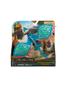 DRAGON TRAINER 6072587 DRAGO CON PERSONAGGIO ASSORTITO