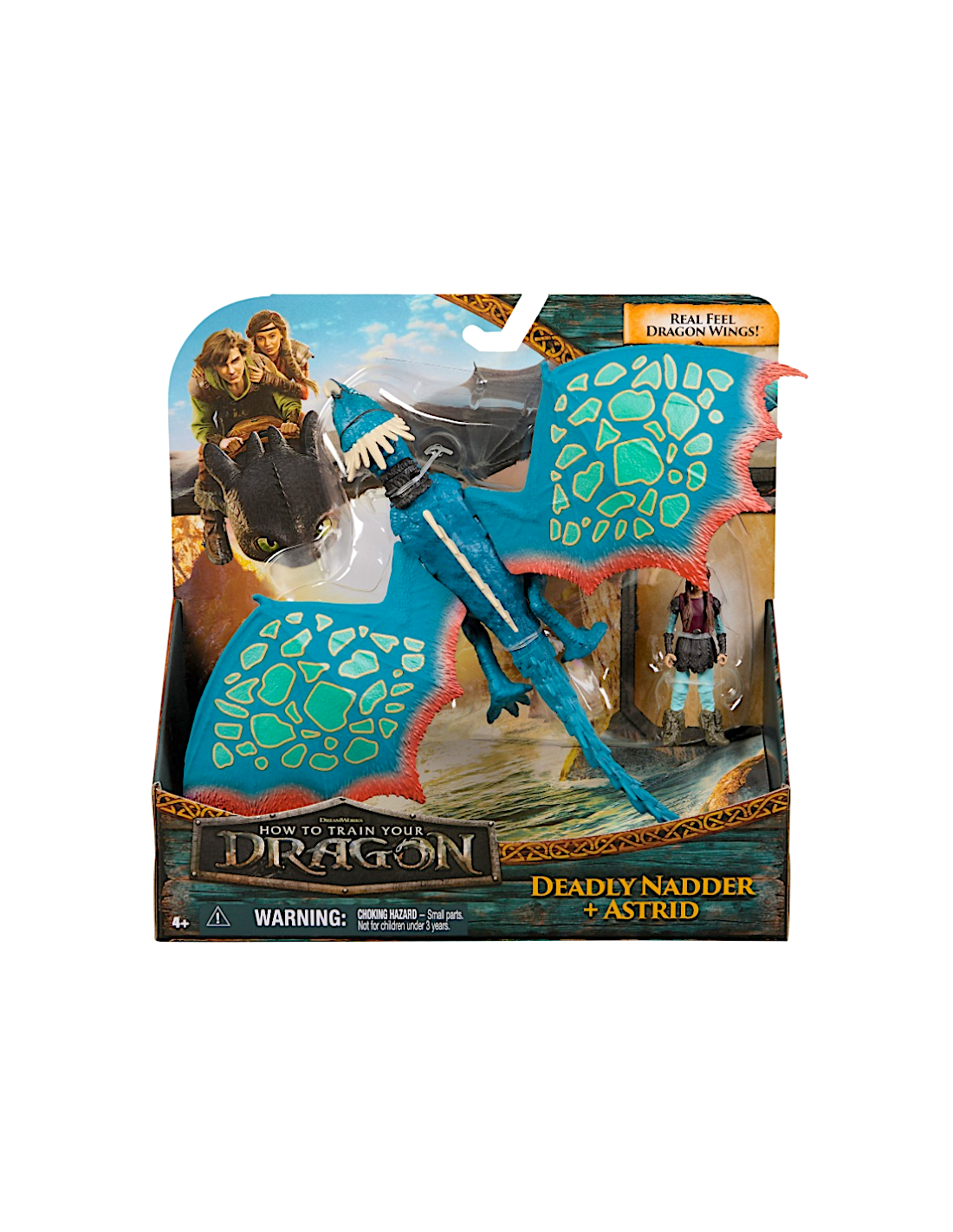 DRAGON TRAINER 6072587 DRAGO CON PERSONAGGIO ASSORTITO