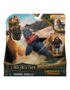 DRAGON TRAINER 6072587 DRAGO CON PERSONAGGIO ASSORTITO