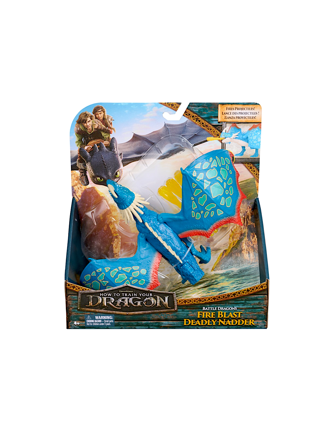 DRAGON TRAINER, DRAGO SONORO, ASSORTITO, 25x29 CM, ALI MOBILI, EFFETTI SONORI, 4+ ANNI