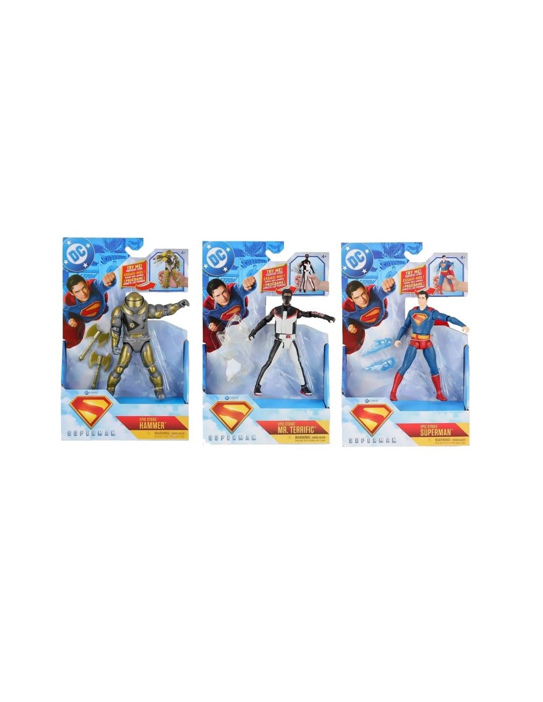 DC SUPERMAN 6073190 PERSONAGGIO ARTICOLATO 15CM ASSORTITO