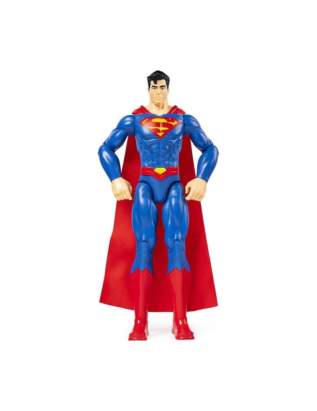 DC COMICS SUPERMAN, ACTION FIGURE 30 CM, 11 PUNTI DI ARTICOLAZIONE, MANTELLO IN TESSUTO, 4+ ANNI